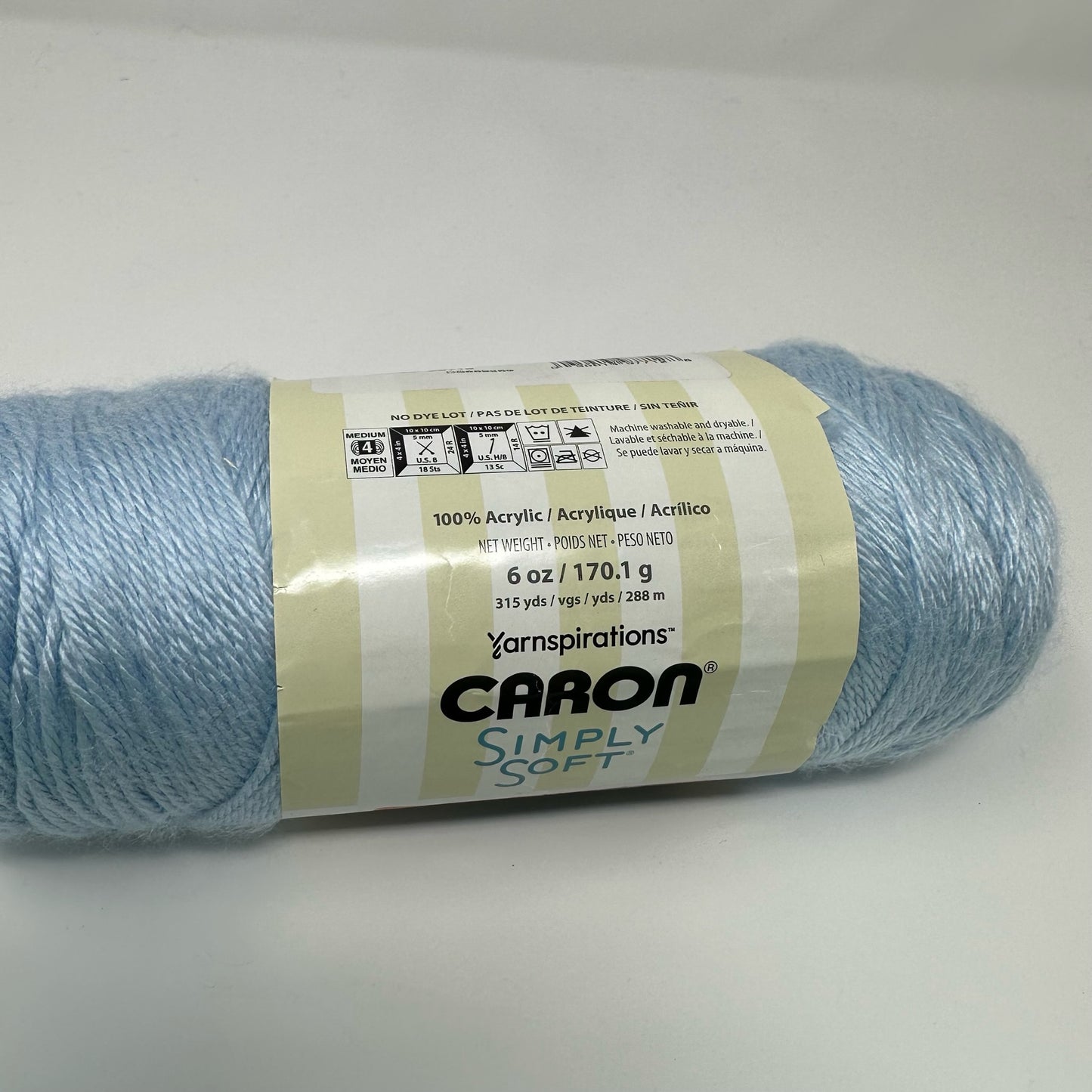 Caron Simply Soft Acrylic Worsted Weight Yarn