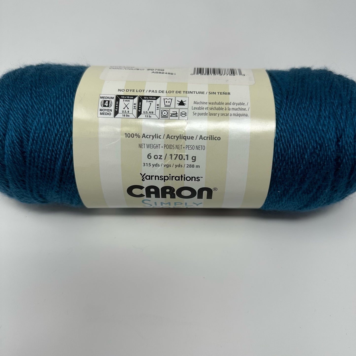 Caron Simply Soft Acrylic Worsted Weight Yarn