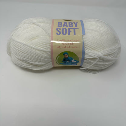 Lion Brand Yarns Baby Soft Medium Worsted Yarn 7 oz Acrylic