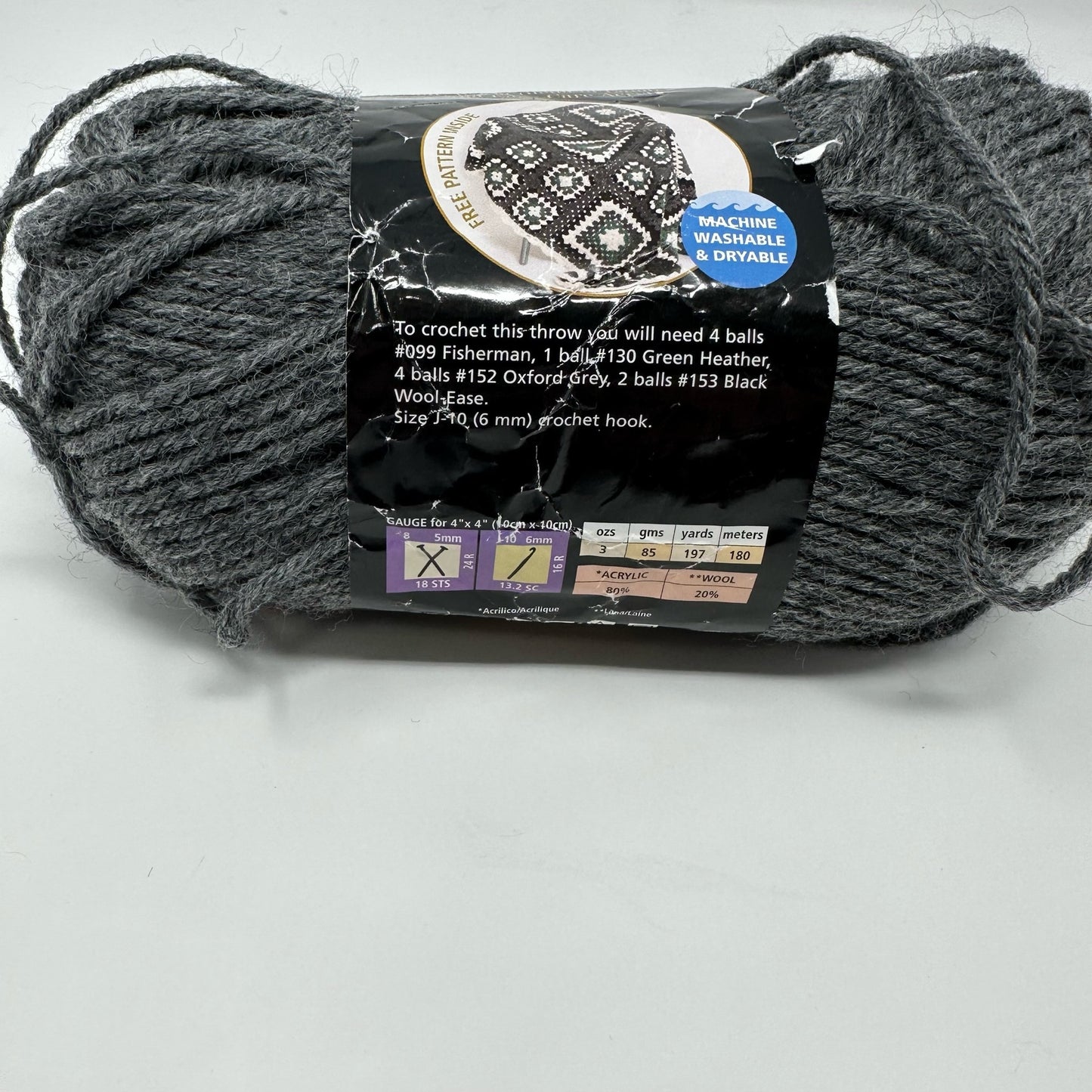 Lion Brand Yarns Wool Ease Medium Worsted Weight Yarn Acrylic 197 Yds 3 oz