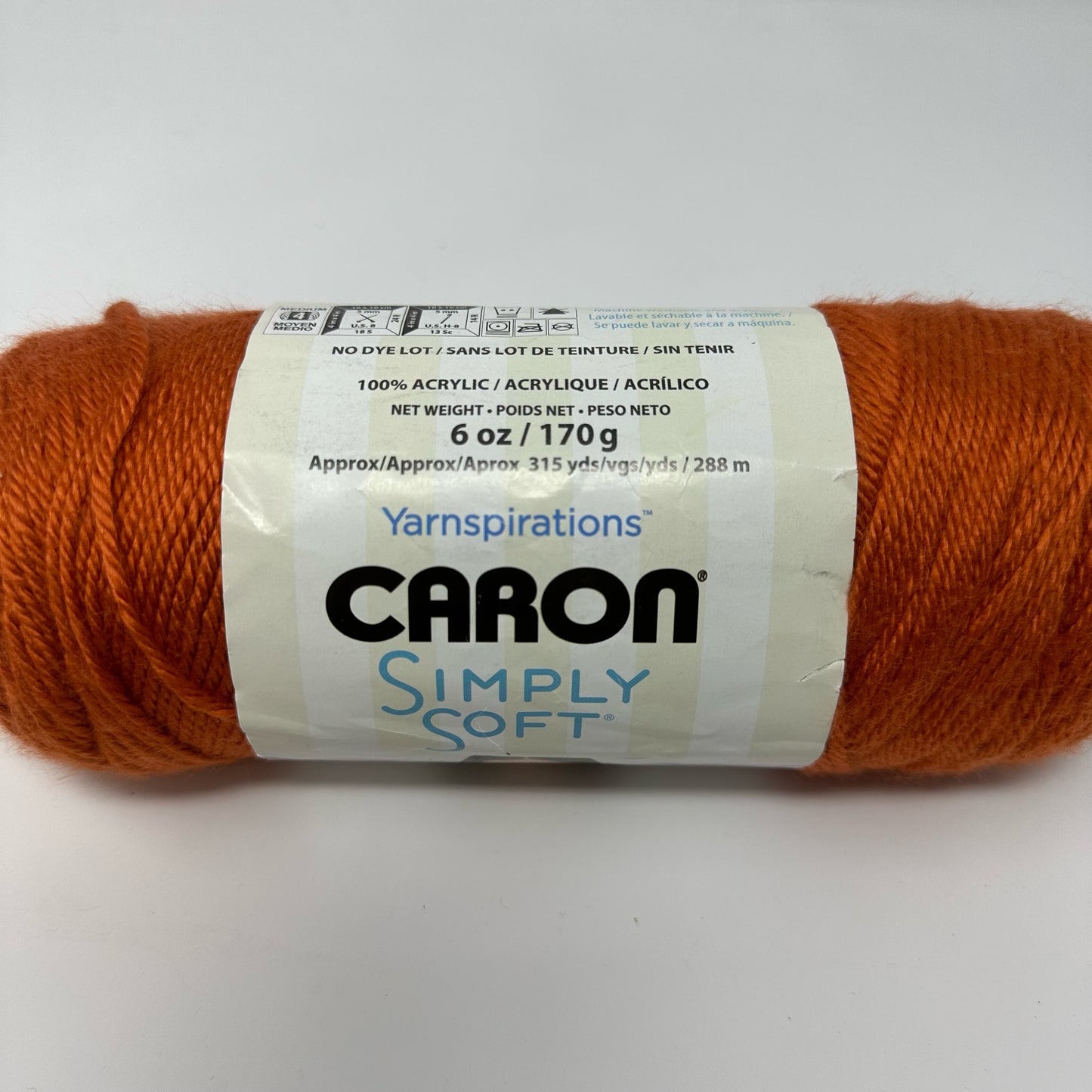 Caron Simply Soft Acrylic Worsted Weight Yarn