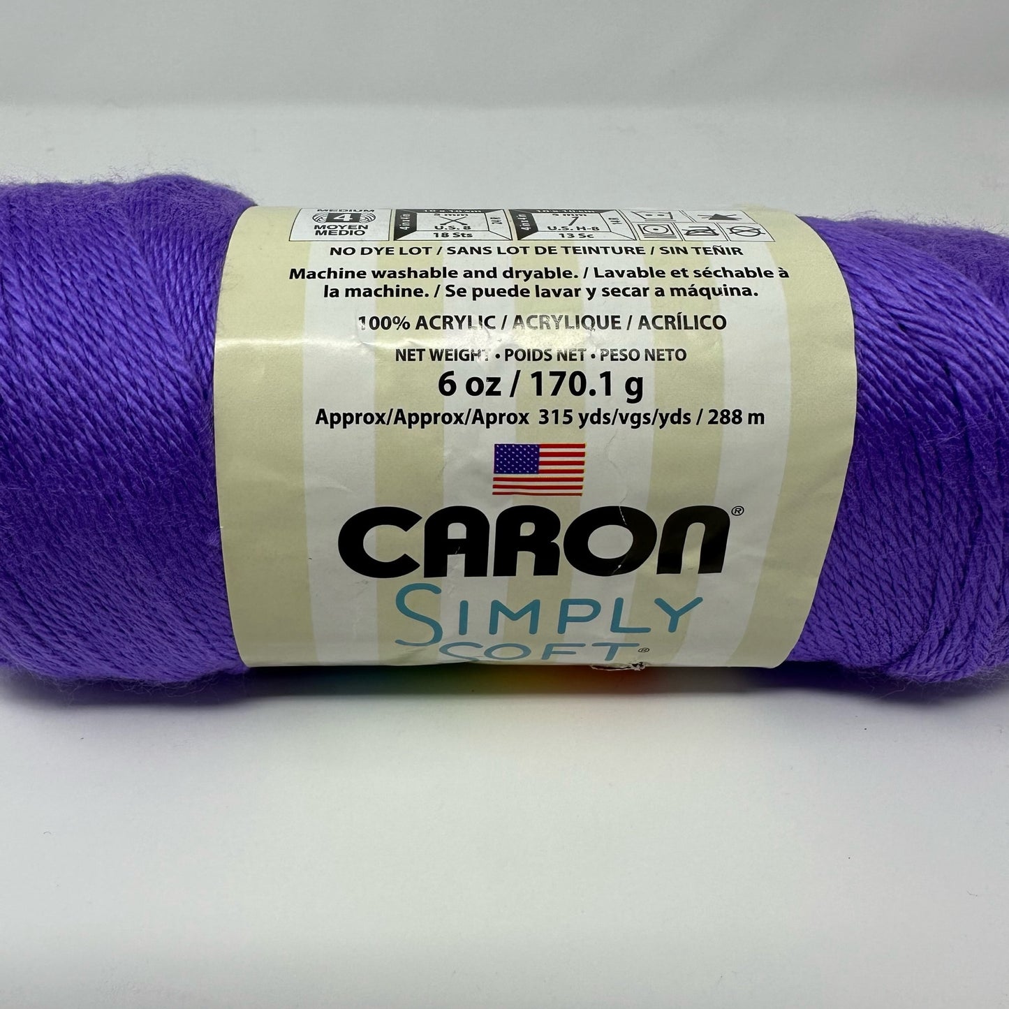 Caron Simply Soft Acrylic Worsted Weight Yarn