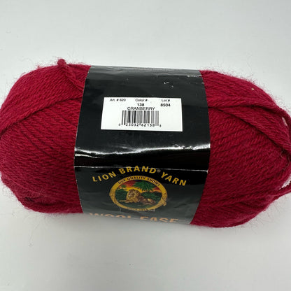 Lion Brand Yarns Wool Ease Medium Worsted Weight Yarn Acrylic 197 Yds 3 oz