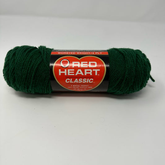 Vintage Red Heart Yarn Classic Medium Worsted Weight Wintuk Acrylic 3.5 oz