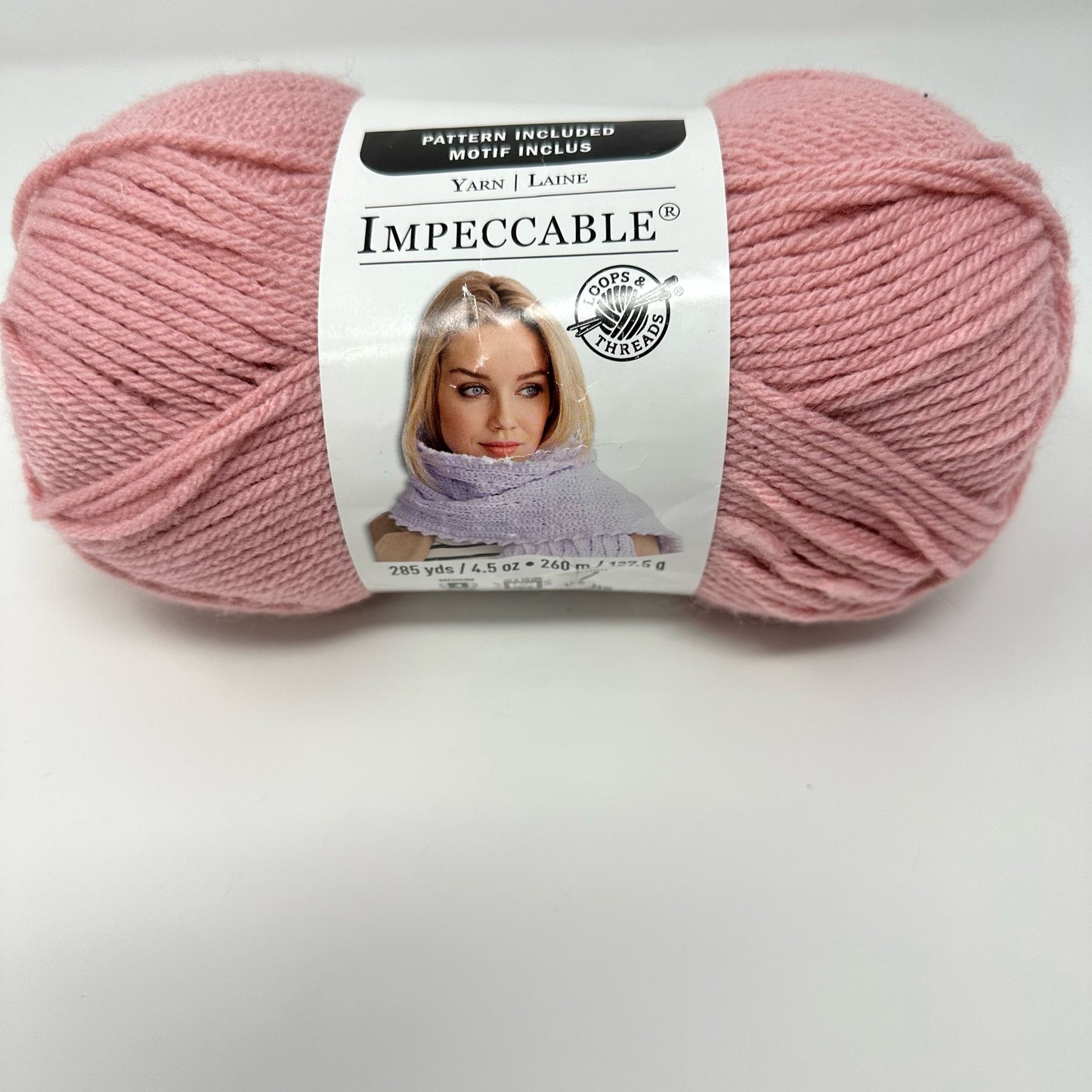 Loops and Threads Yarn IMPECCABLE 285 Yards Medium Acrylic 285 Yds 4.5 oz