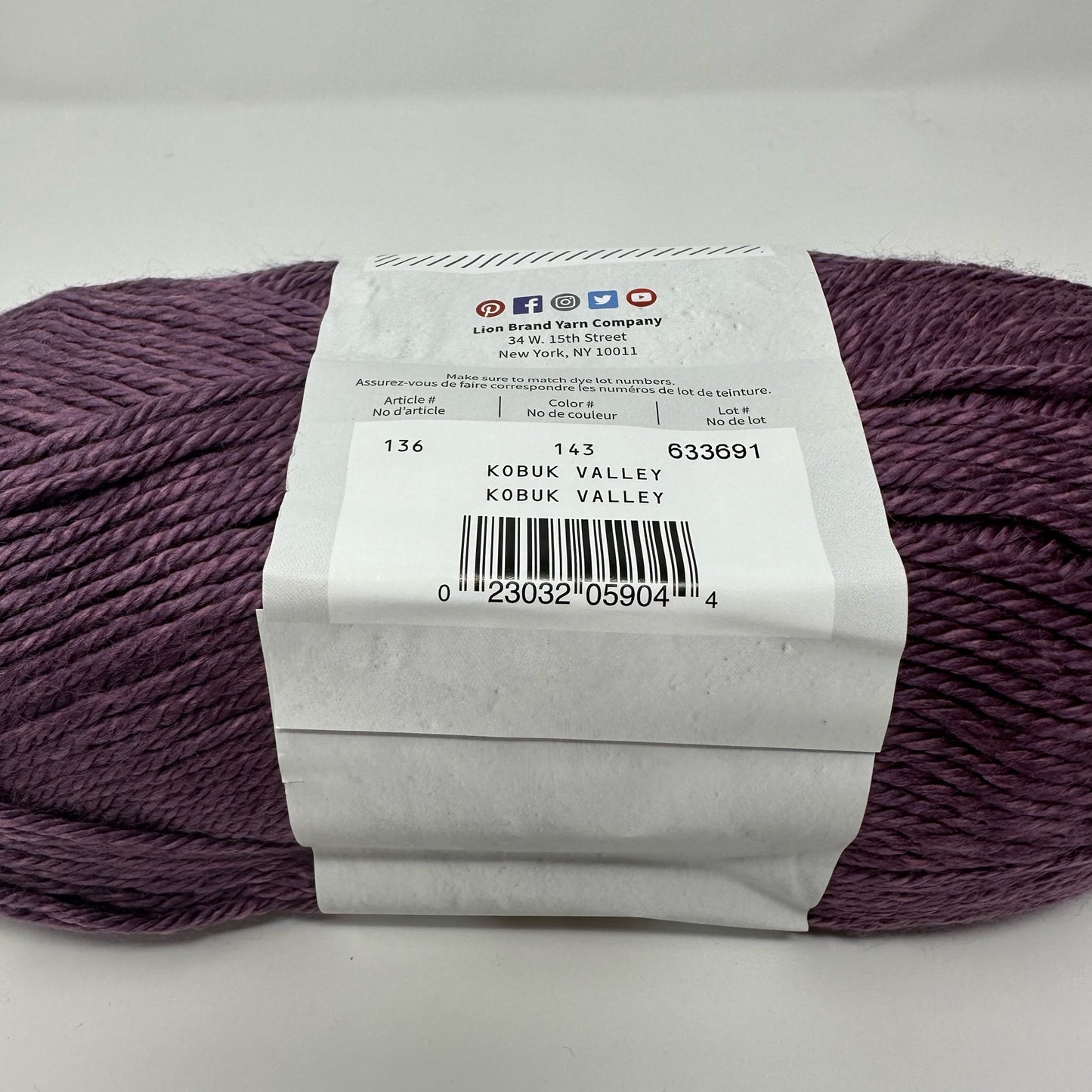 Lion Brand Yarns Heartland Medium Worsted Weight Yarn Acrylic 5 oz 251 yards