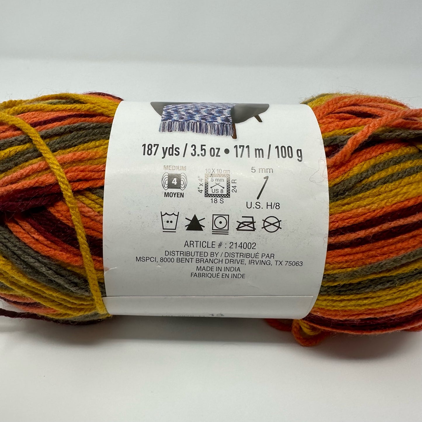 Loops and Threads Yarn IMPECCABLE 285 Yards Medium Acrylic 285 Yds 4.5 oz