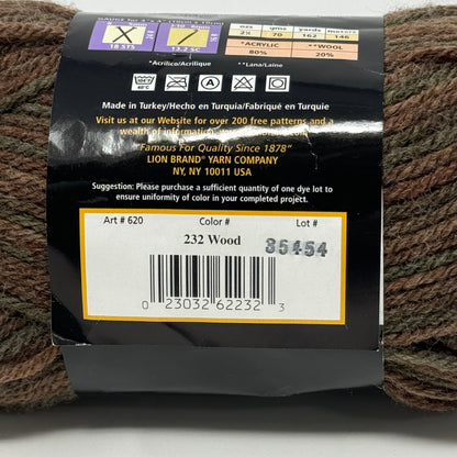 Lion Brand Yarns Wool Ease Medium Worsted Weight Yarn Acrylic 197 Yds 3 oz