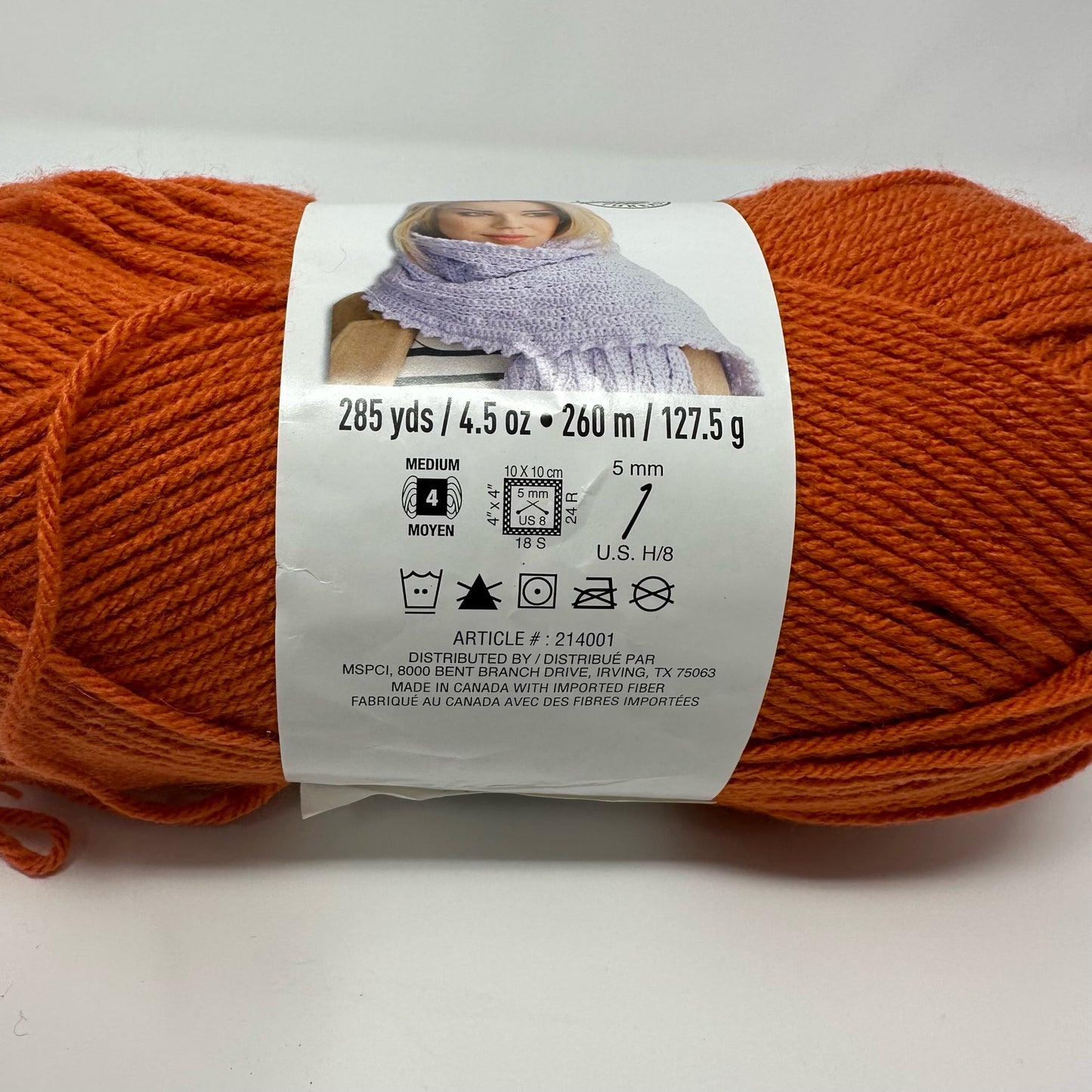 Loops and Threads Yarn IMPECCABLE 285 Yards Medium Acrylic 285 Yds 4.5 oz