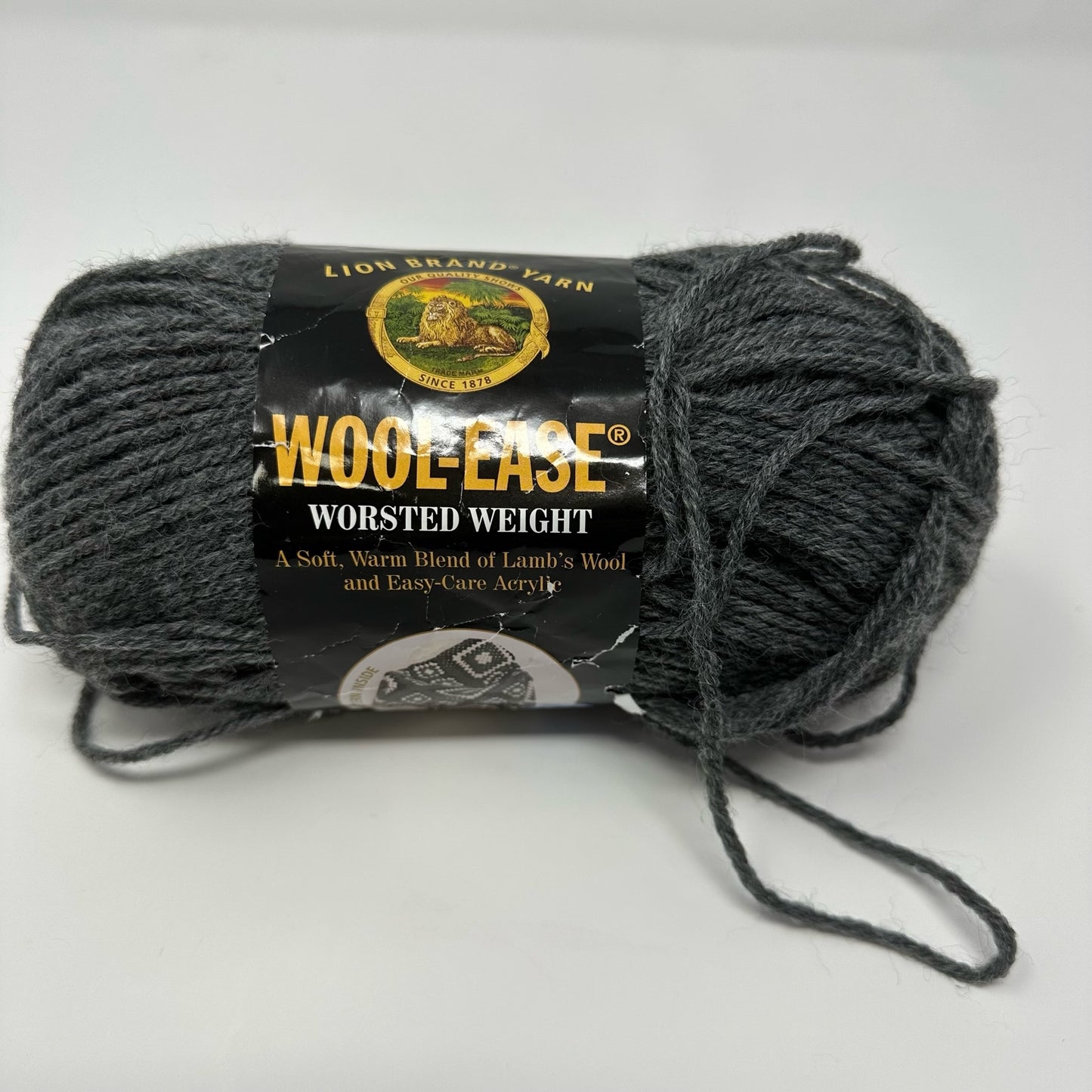 Lion Brand Yarns Wool Ease Medium Worsted Weight Yarn Acrylic 197 Yds 3 oz