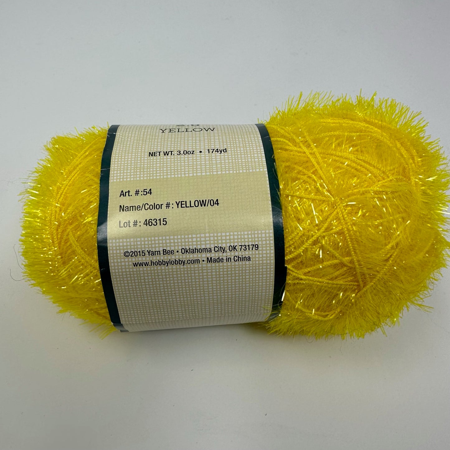 Scrubby Yarn: Yarn Bee Yellow