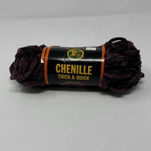 Lion Brand Chenille Thick & Quick Purple