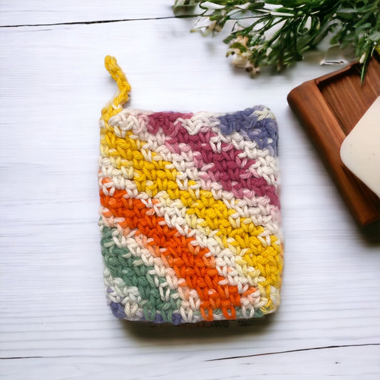 Crochet Soap Saver Scrubbie Washcloth