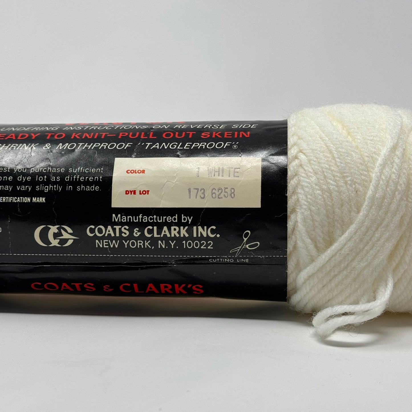 Vintage Red Heart Yarn Acrylic Medium Sport Weight Wintuk 1.5 - 4 oz