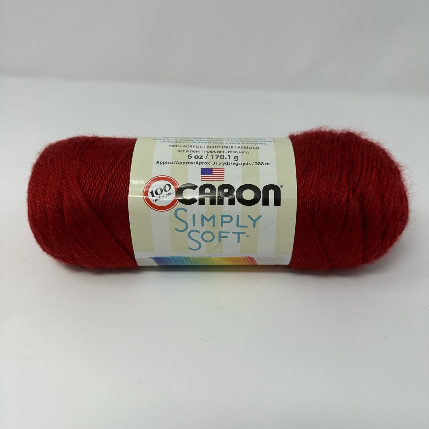 Caron Simply Soft Acrylic Worsted Weight Yarn