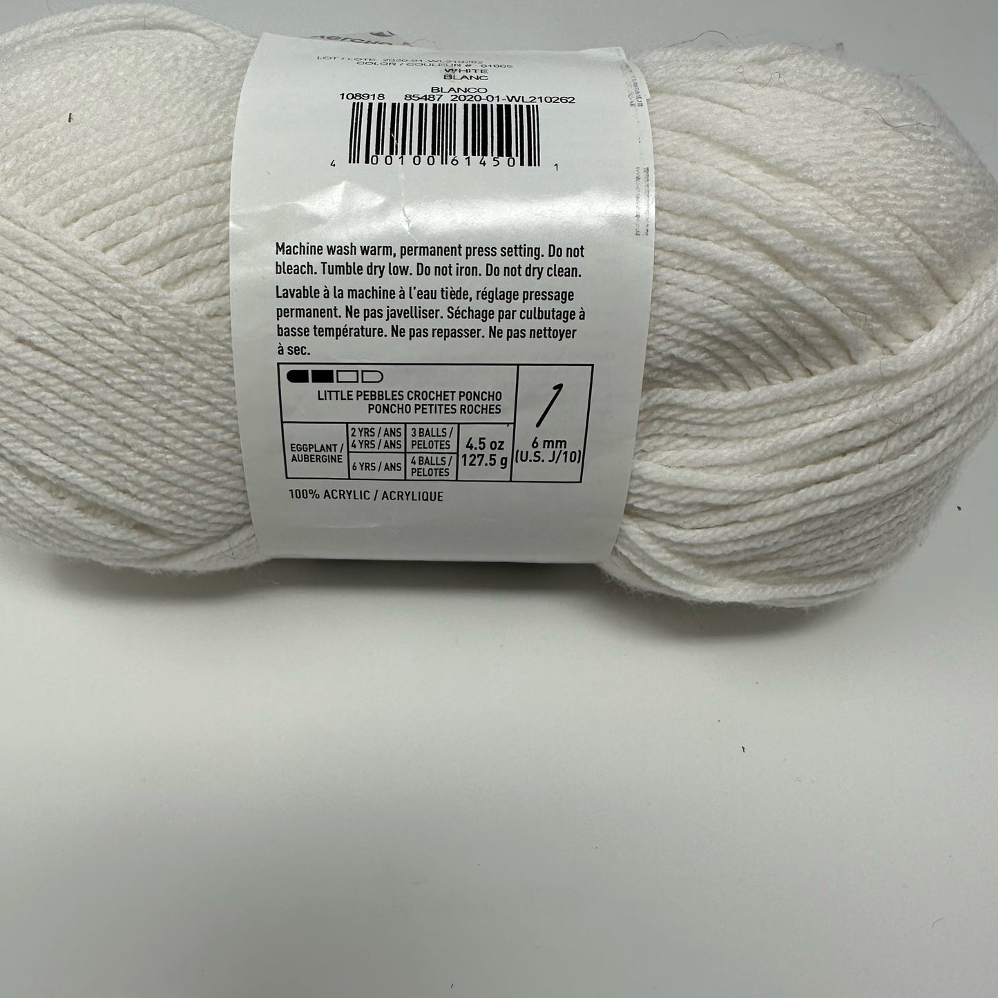 Loops and Threads Yarn IMPECCABLE 285 Yards Medium Acrylic 285 Yds 4.5 oz