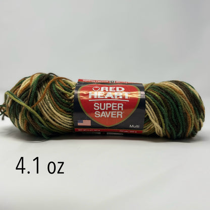 Red Heart Variegated Pre-Loved Yarn