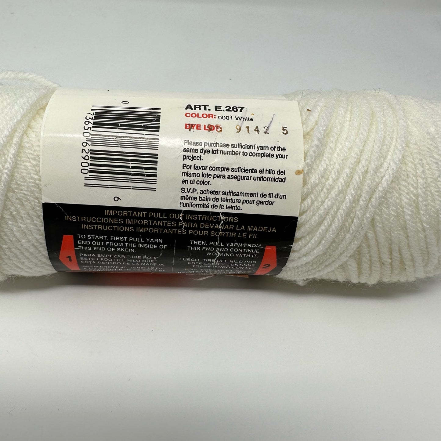 Vintage Red Heart Yarn Classic Medium Worsted Weight Wintuk Acrylic 3.5 oz