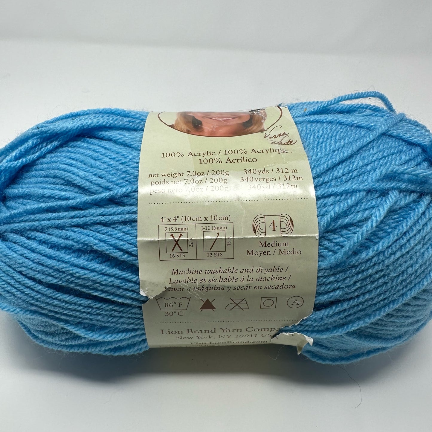 Lion Brand Yarns Baby Soft Medium Worsted Yarn 7 oz Acrylic