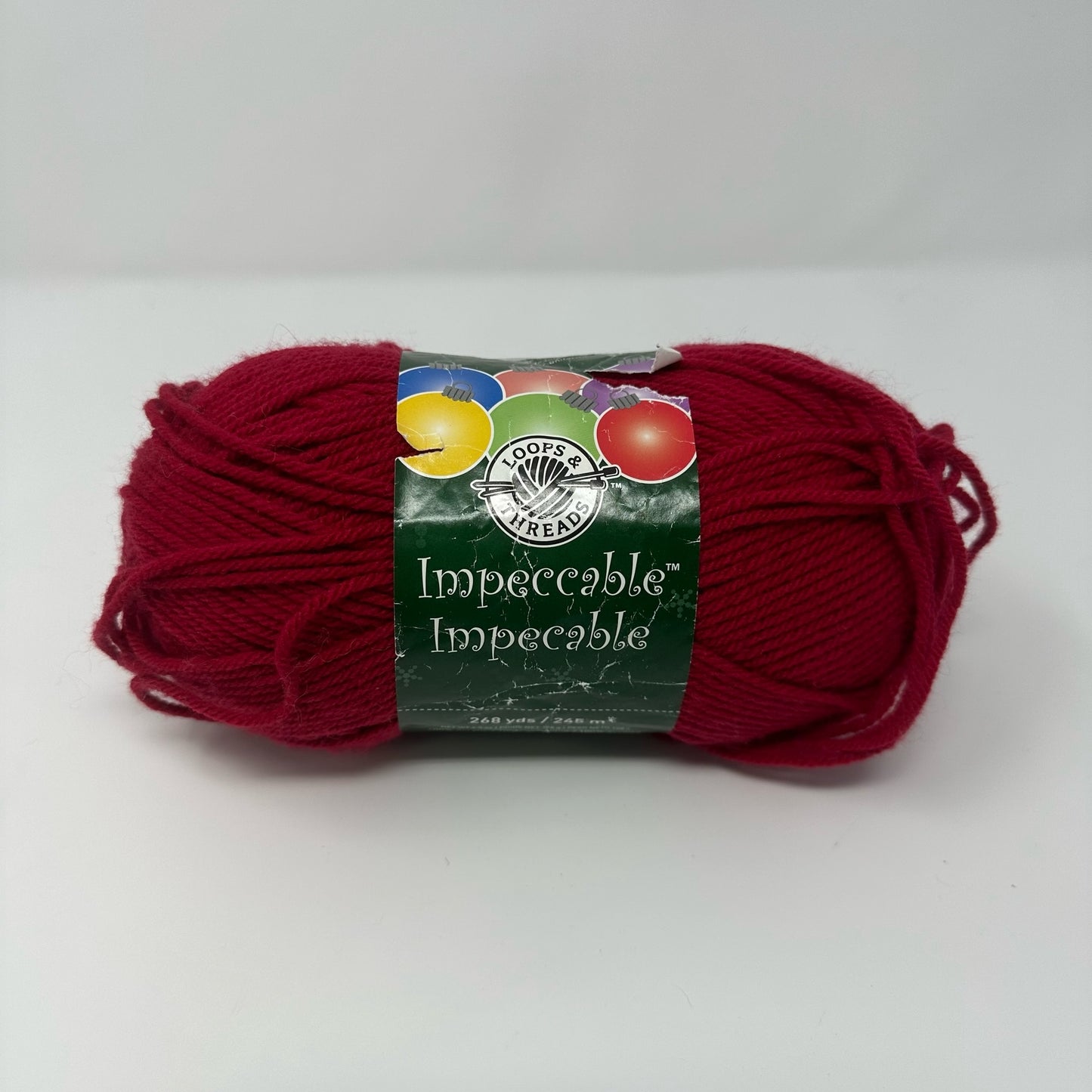 Loops and Threads Yarn IMPECCABLE 285 Yards Medium Acrylic 285 Yds 4.5 oz