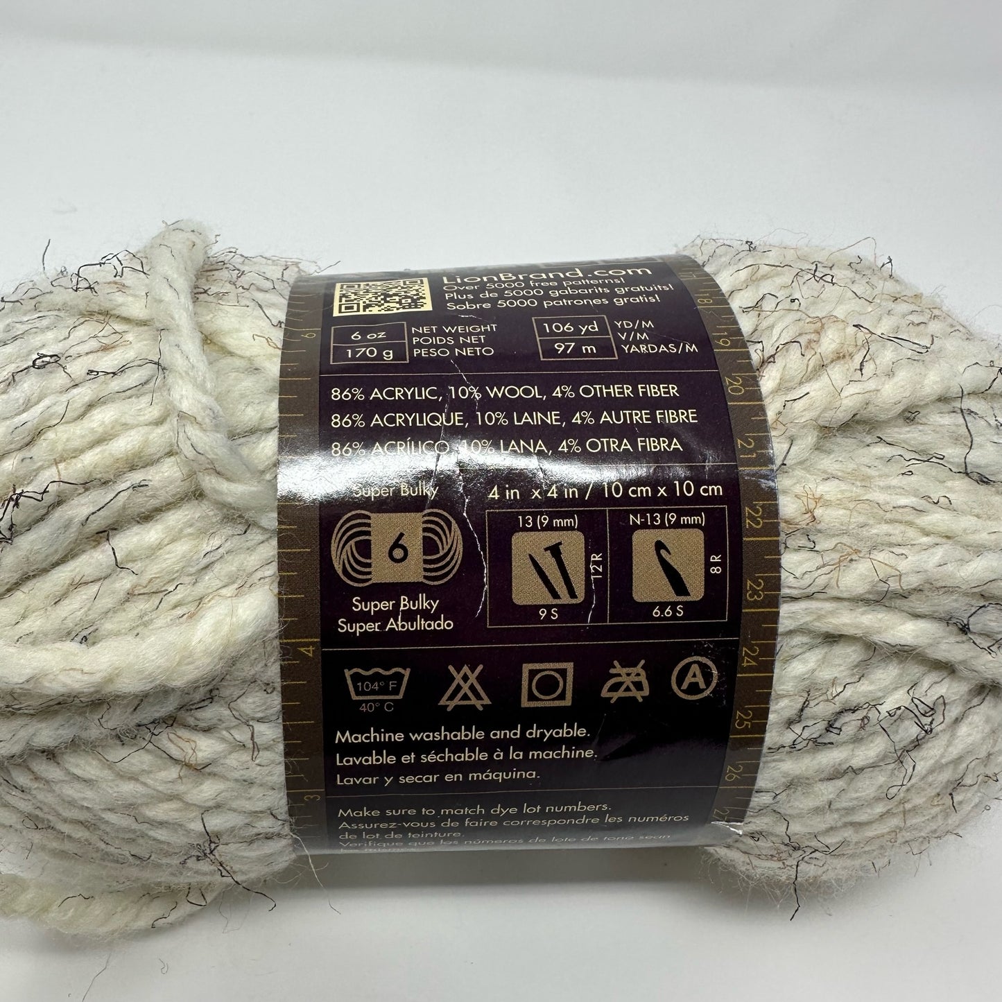 Lion Brand Yarns Wool Ease Thick & Quick Super Bulky Yarn