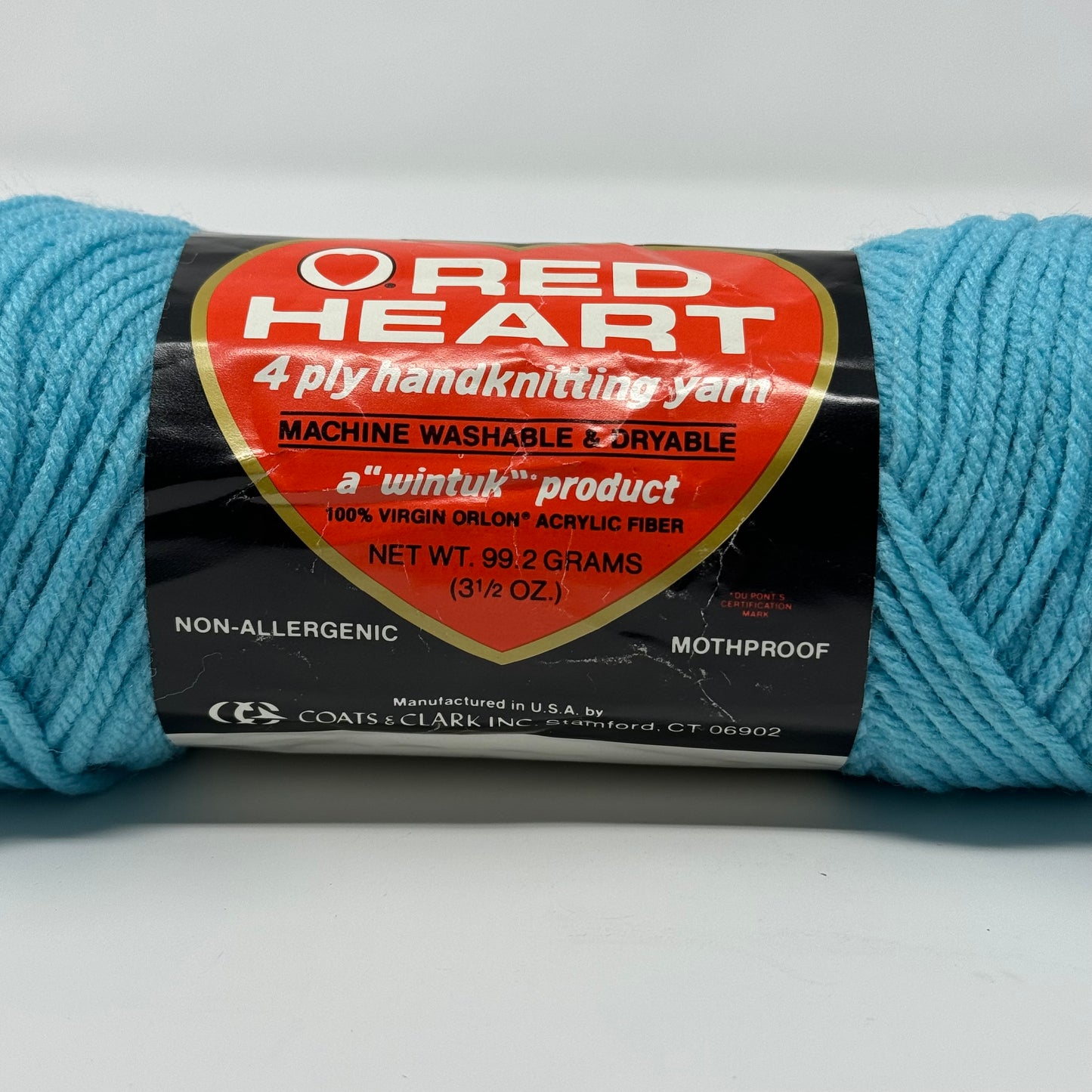 Vintage Red Heart Yarn Acrylic Medium Sport Weight Wintuk 1.5 - 4 oz