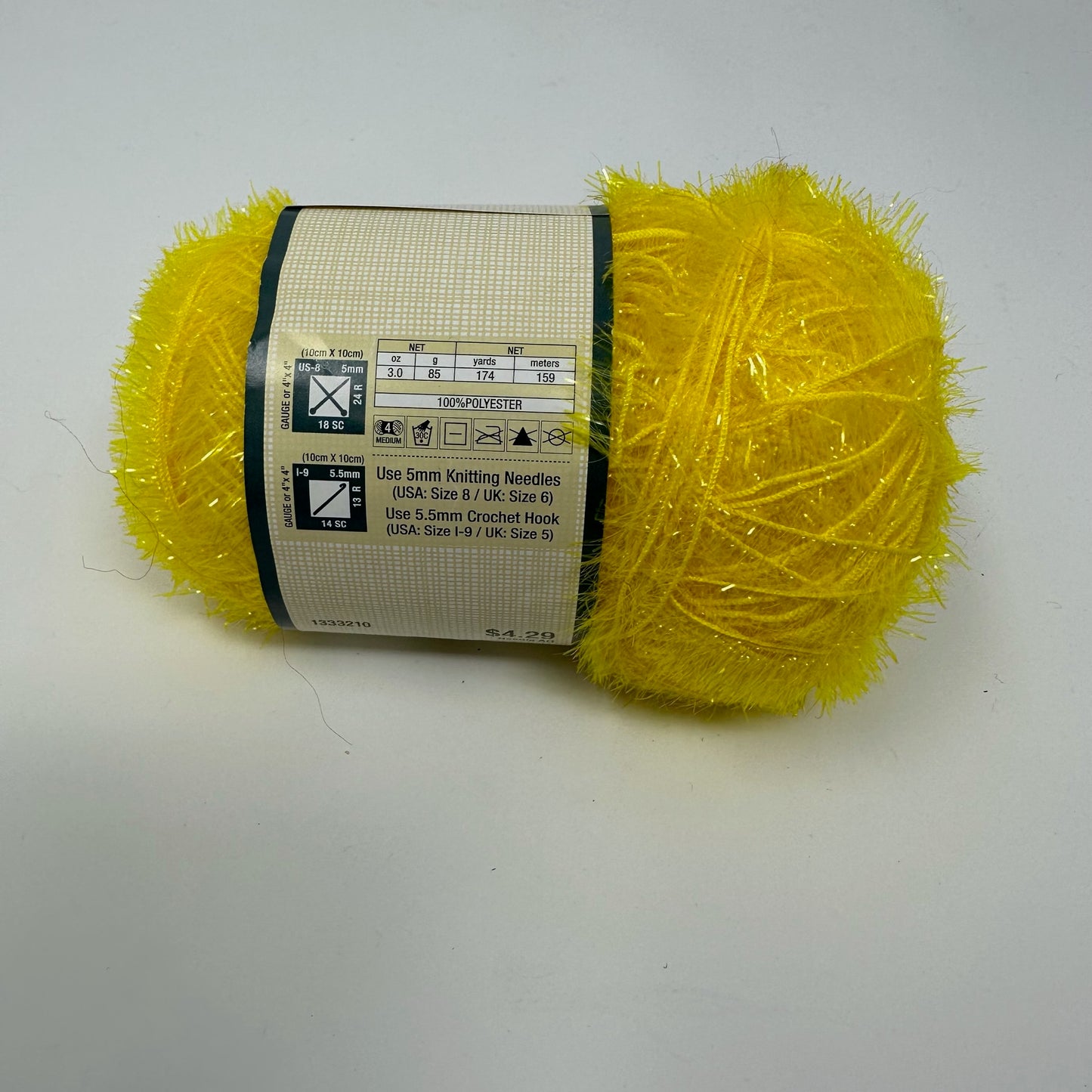 Scrubby Yarn: Yarn Bee Yellow