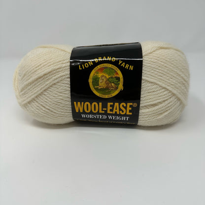 Lion Brand Yarns Wool Ease Medium Worsted Weight Yarn Acrylic 197 Yds 3 oz