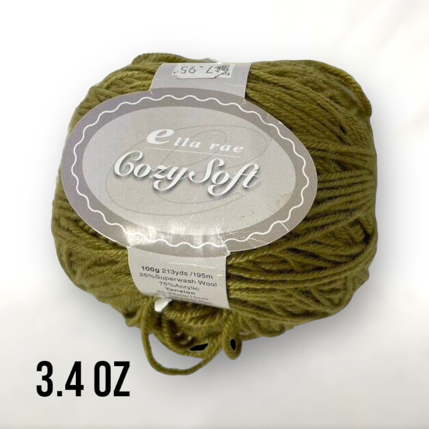 Cozy Soft Green Yarn: Ella Rae