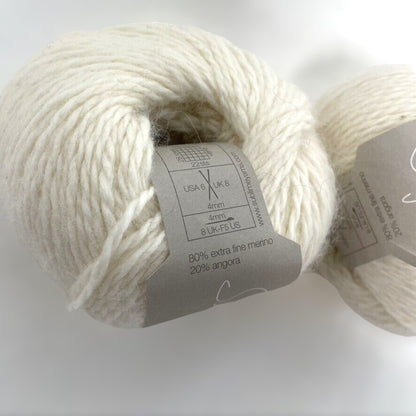 Extra Fine Merino Angora Yarn Blend: Sublime